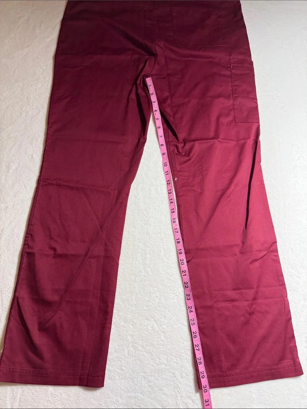 Garnet Men's FSU Drawstring Scrub Pants